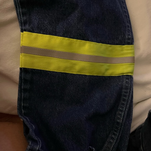 Used Unifirst Men’s Uniform Work Jeans 38x34 - Picture 3 of 6